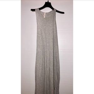 Comfortable grey maxi dress !!